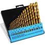 Conjunto de brocas c.k tools T3291 — conjunto de 19 peças com revestimento HSS-TiN para metal e uso geral