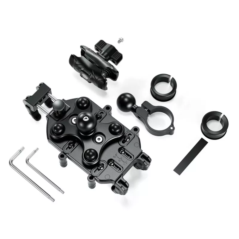 Suporte passivo UleFone Armor Mount Pro para telemóveis — suporte, para bicicleta e trotinete, preto