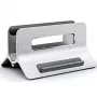 Suporte de secretária Gravity para MacBook prateado