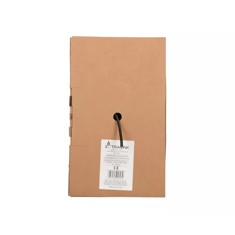 Extralink par entrançado CAT5E SFTP (SF/UTP) V2 exterior 305M