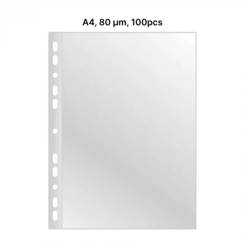 Capas transparentes AD Class Cristal Clear A4 80 micr., 100 unid.