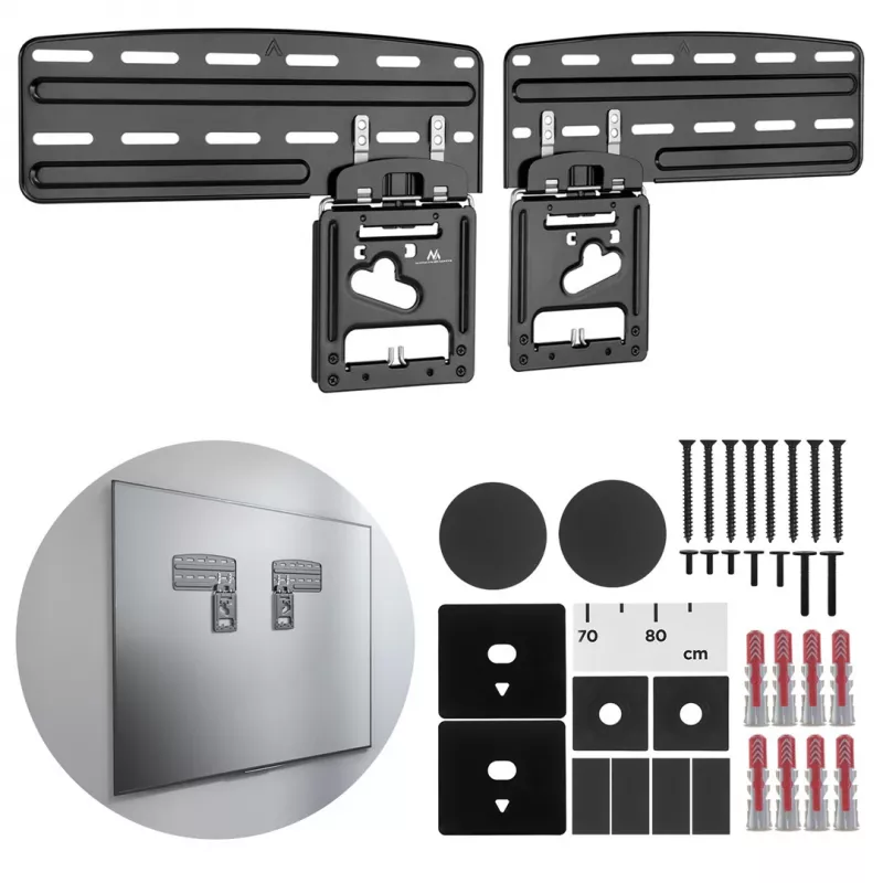 Suporte de TV Maclean, compatível com TVs Samsung QLED, 43-85, máx. 60 kg, MC-806 N