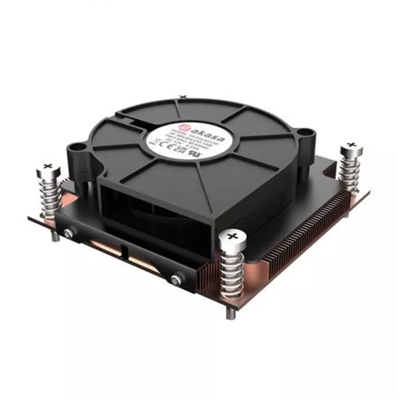 Dissipador de CPU Akasa AK-CC7406BP01 para Intel LGA 1700, dissipador com heatpipe de cobre