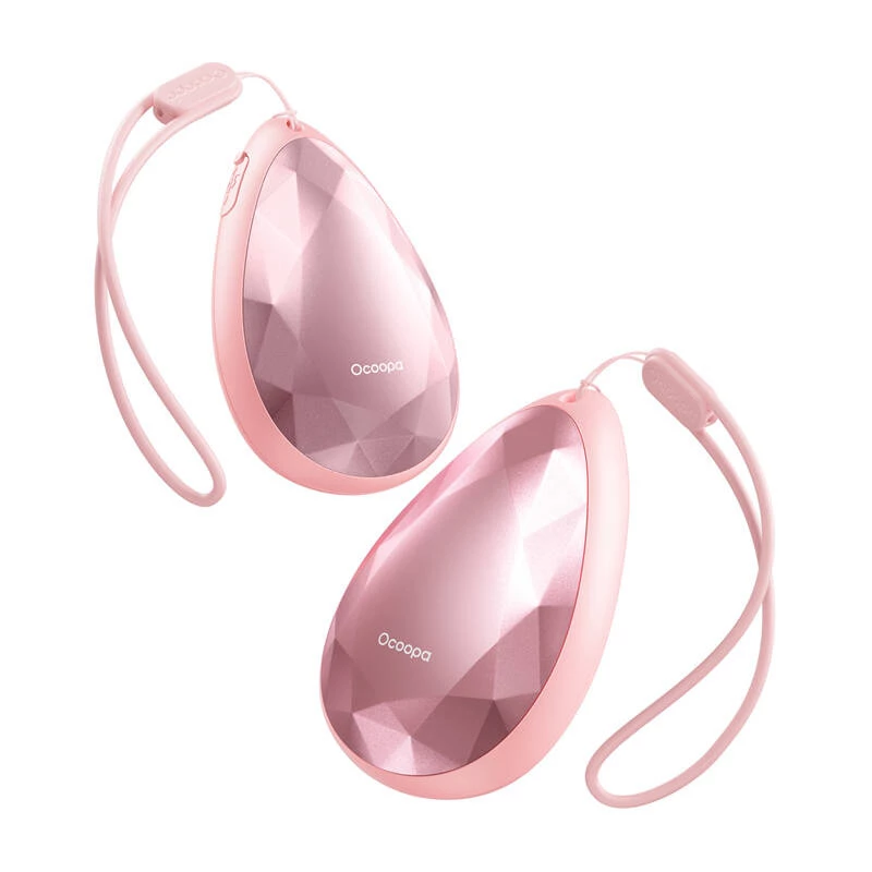 Ocoopa UT4 Rare aquecedor de mãos, 2x 2000 mAh, rosa