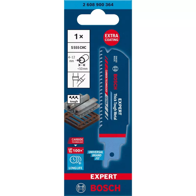 Bosch Expert 2 608 900 364 lâmina de serra de recortar/serra sabre/serra sabre carboneto 1 unid.