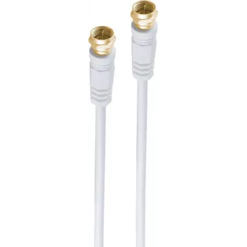 Cabo coaxial ShiverPeaks BS80095-G-128CP 5 m F branco