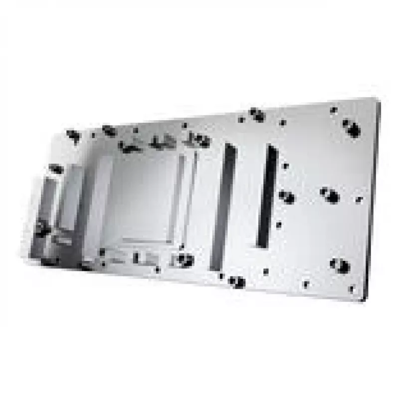 Bloco de água para GPU Alphacool ES de 1 slot para Nvidia H200 141GB NVL, 2x G1/4, preto/carbono