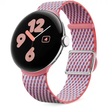 Google Pixel Watch 3 bracelete tecida GA06104-WW, peónia