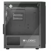 Caixa de computador Logic Concept Atos AM-ATOS-10-0000000-0002 ATX preta