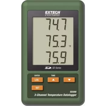 Registador de dados de temperatura EXTECH SD200, data logger -100 a +1300 °C (SD200)