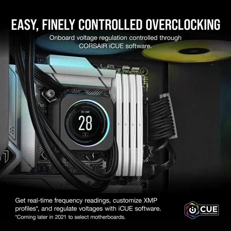 CORSAIR Vengeance DDR5 Kit 48 GB 2 x 24 GB DIMM 288-PIN 3000 MHz PC5-48000 CL30 1,4 V branco (CMK48GX
