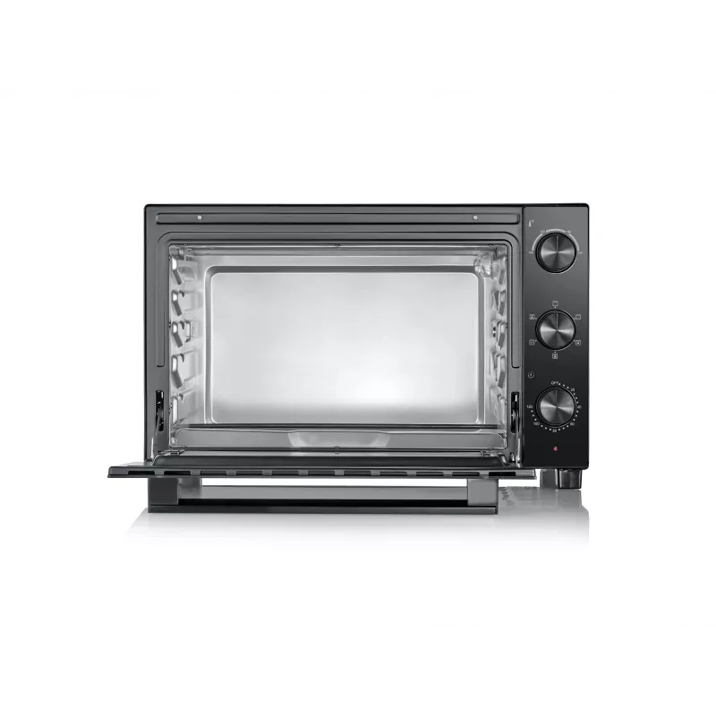Forno elétrico de mesa autónomo SEVERIN TO 2076 — 46 L, 1800 W, autónomo, preto, 515×420×365 mm