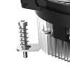 Dissipador híbrido Akasa Intel LGA1700 para processador 9 cm alumínio, preto 1 unid.
