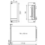 SCHROFF Painel frontal - FRONTPL.HF PSU 3HE 6TE MAX (21006943)