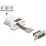 Adaptador de cabo DELOCK D-Sub 15 para RJ12 branco, modelo 67088