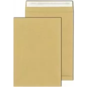 Envelope de envio MAILmedia 30007061 com fundo em fole C4 (fole de 40 mm), castanho, autoadesivo, 140 g/m²
