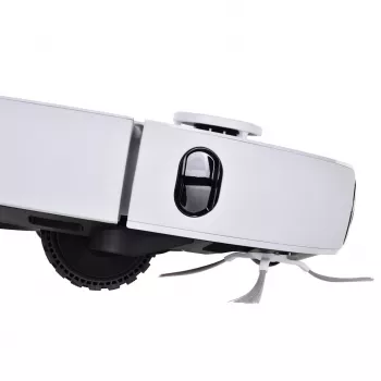 Robô aspirador EZVIZ RS2 com mapeamento, 4000 Pa de potência de aspiração, bateria de 5200 mAh, 220 min de autonomia, mopa lavável, estação base com depósitos de água de 5/5,5 L
