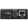 Conversor de rede Cudy MC220 — Gigabit (1000 Mbit/s) monomodo SFP 1310 nm, 1x RJ-45, 1x SFP, preto