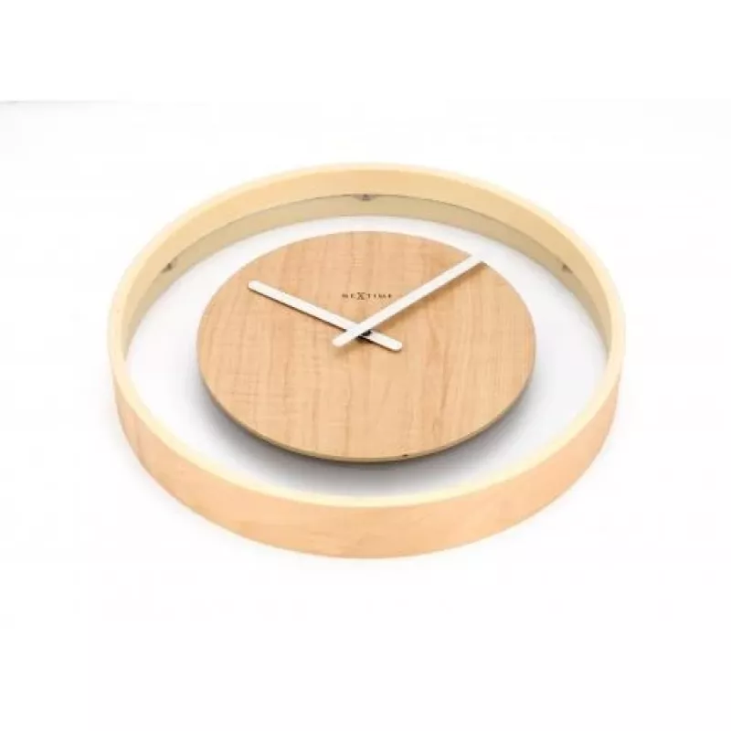 NeXtime Relógio 3046 Wood Loop, Ø30 cm, parede, madeira