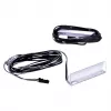 Projetor de superfície para prateleiras cama meble Cama azul 3LED, retangular, montagem à superfície, preto, alimentação elétrica