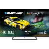 Blaupunkt TV QLED | 43QBG6000S | 43 | Smart TV | Google TV | preto
