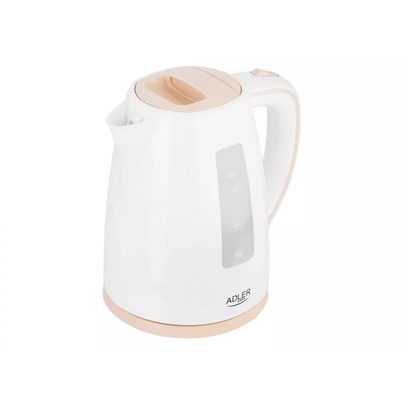 Chaleira elétrica Adler AD 1264 1,7 L 2200 W avelã branca