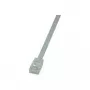 Cabo de rede RJ45 LogiLink CF2071U, cabo de rede CAT 6 U/UTP 5,00 m branco altamente flexível 1 unid.
