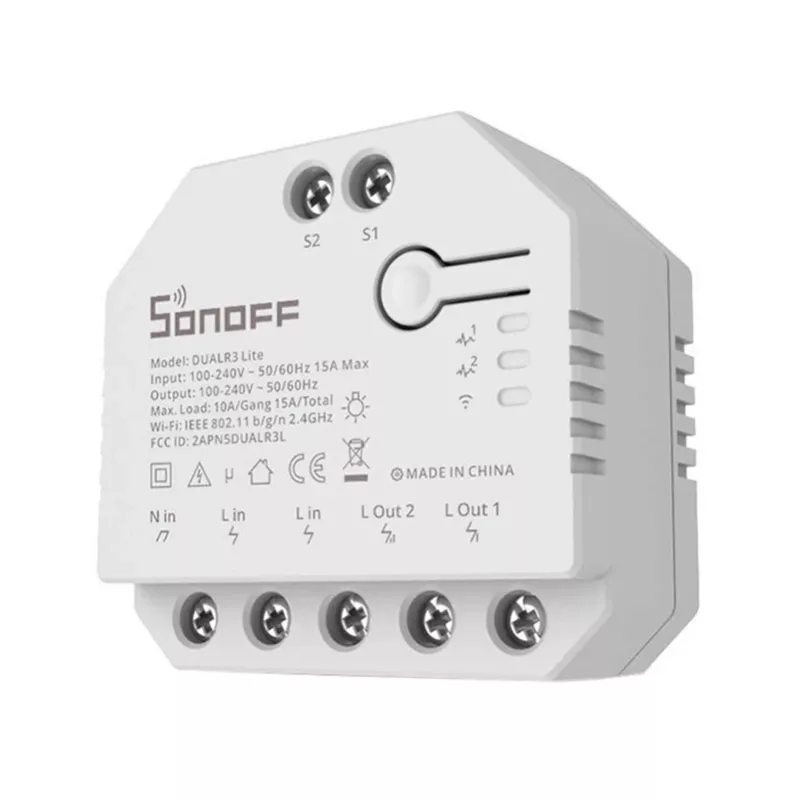 Interruptor inteligente Sonoff Dual R3 Lite