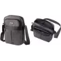 Bolsa de ombro LIGHTPAK EPSILON poliéster cinzento com alça de ombro ajustável