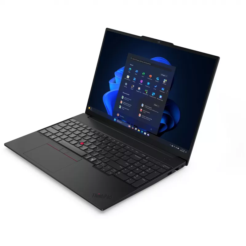 Lenovo ThinkPad E16 Gen 3 (AMD) 21ST004GGE portátil, AMD Ryzen 5 220, 40,6 cm (16 polegadas) WUXGA 1920 x 1200, 32 GB DDR5, SSD NVMe de 1 TB, AMD Radeon 740M, Wi-Fi, Windows 11 Pro, teclado alemão, preto