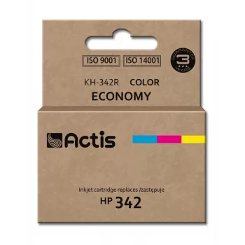Tinteiro Actis KH-342R (substituto HP 342 C9361EE; standard; 12 ml; cor: ciano, magenta, amarelo)