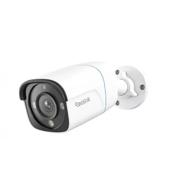Câmara de vigilância IP dome Reolink RP-PCB8M 4K (3840×2160), distância focal fixa 2,8 mm, campo de visão 125°, com fios, montagem em parede, interior e exterior, branco