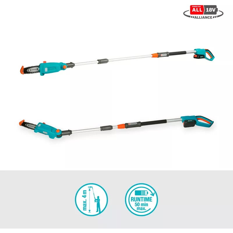 Gardena TCS 20 / 18V P4A 5 cm iões de lítio preto azul laranja