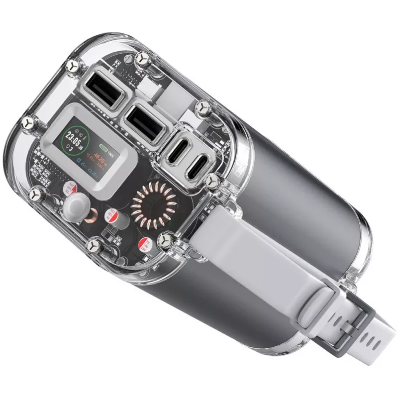 Powerbank Lucid Ultra 40000mAh 100W cinzento
