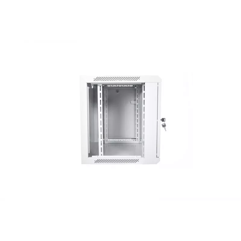 Armário rack de parede Allied Telesis DN-W19 12U cinzento-claro, altura de montagem 12U, design de montagem em parede