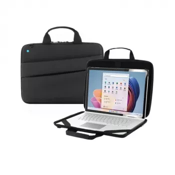 Mobilis THE ONE - Mala para portátil - Clamshell, 20 % reciclado - Durável - 12,5 - 35,60 cm (14) - preto (003067)