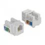 Módulo Keystone DeLOCK 86498 plano branco RJ-12