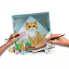 Conjunto de pintura Ravensburger CreArt Do it together — modelo gatos, conjunto de pintura em conjunto