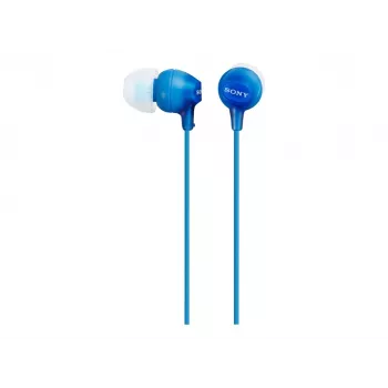 Sony MDR-EX15LP, Com Fios, 8 - 22000 Hz, Música, 3 g, Auscultadores, Azul