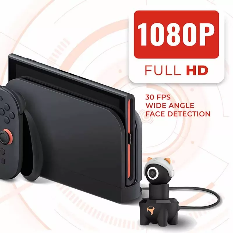 Câmara mini HD 2 em 1 Subsonic Playcam 1080 para Nintendo Switch 2 vermelho