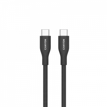 Cabo CANYON CC60SC10 C-C 60W 1m silicone preto