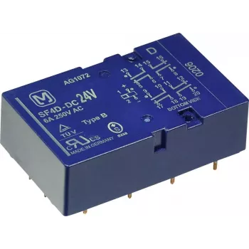 Relé PCB Panasonic 24 V/DC 6 A 4 contactos de fecho, 4 contactos de abertura SF4D24 1 unid. (SF4D24)