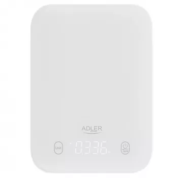 Adler balança de cozinha | AD 3181w | Divisão 1 g | Tipo de visor LED | Branco