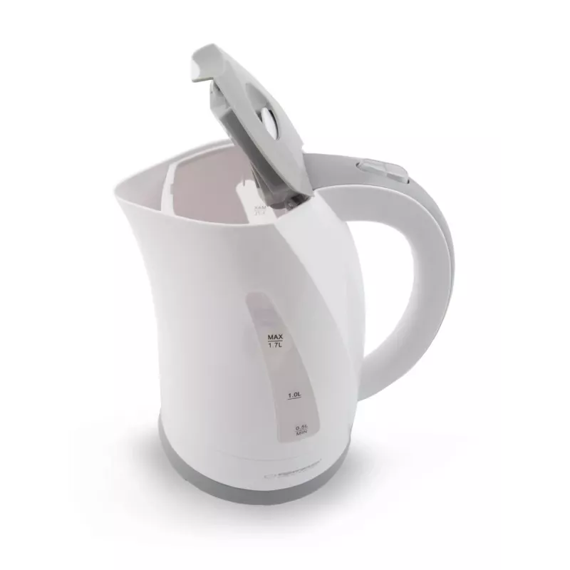 Chaleira elétrica Esperanza 1,7 l 2200 W cinzenta branca