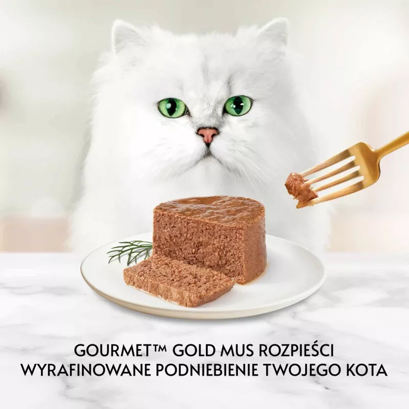 Purina Gourmet Gold mousse de atum, comida húmida para gatos, 85 g