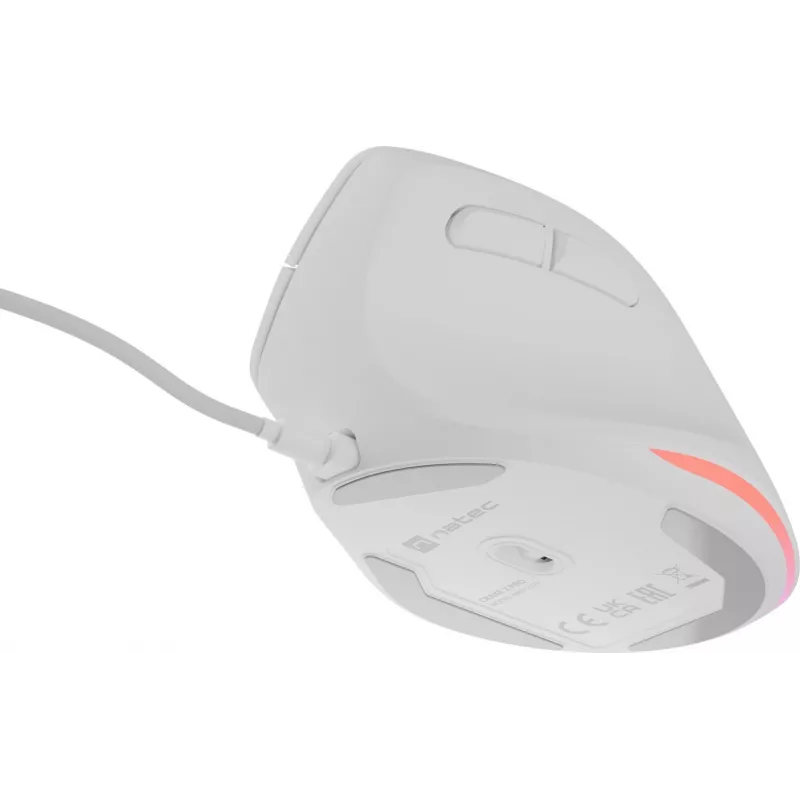 Rato NATEC Crake 2 Pro universal destros USB Type-A ótico 12800 DPI