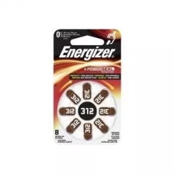 Energizer pilha zinco-ar para aparelhos auditivos 312 8 unid. (634924)