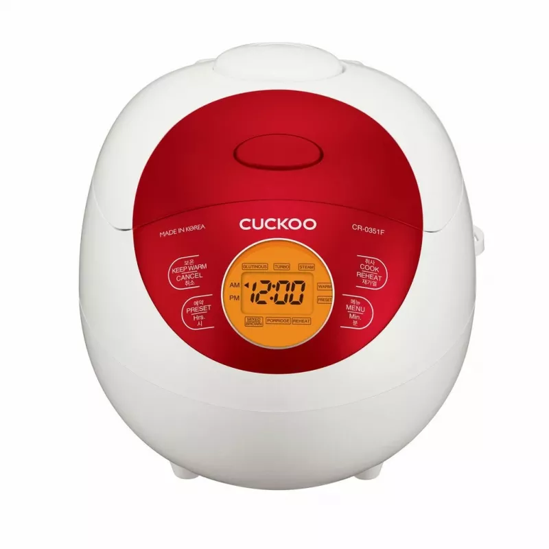 Cuckoo CR-0351F RED panela de arroz 0,54 L 425 W vermelho, branco