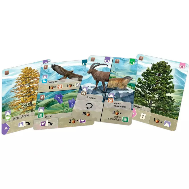 Mischwald - Alpin, expansão de jogo de cartas