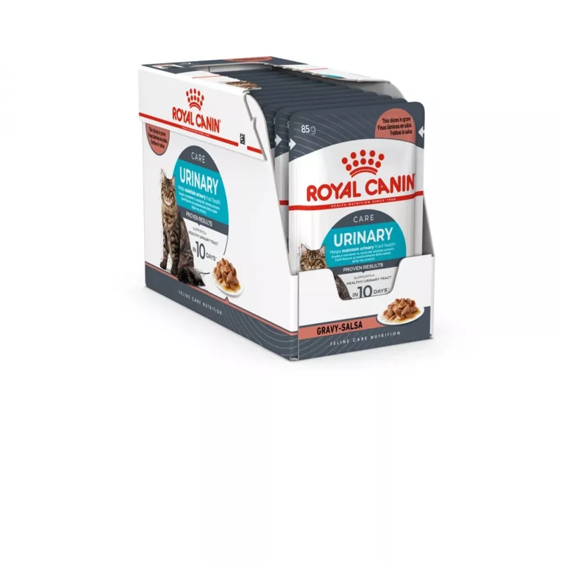 Comida húmida para gatos Royal Canin Urinary Care adultos aves 85 g saqueta (pack de 12)